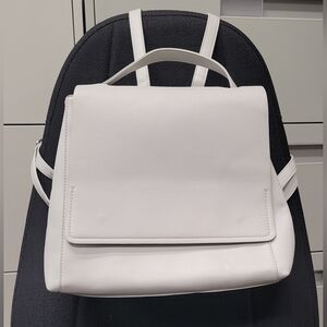 Stylish White Backpack Purse